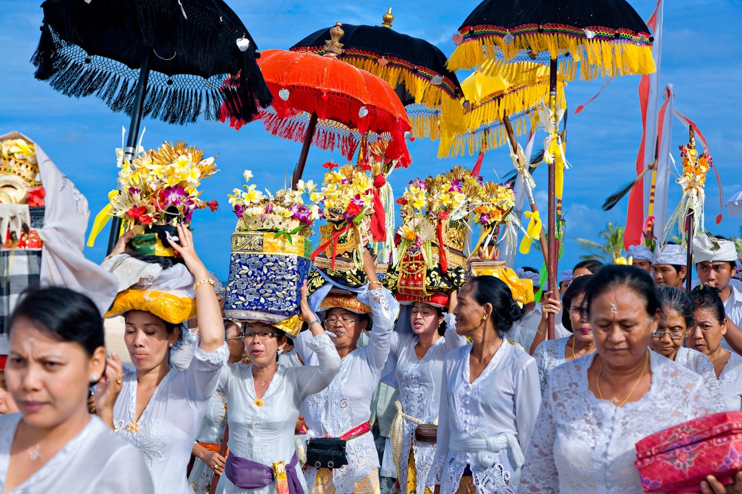 Melasti Bali's most important religious festival