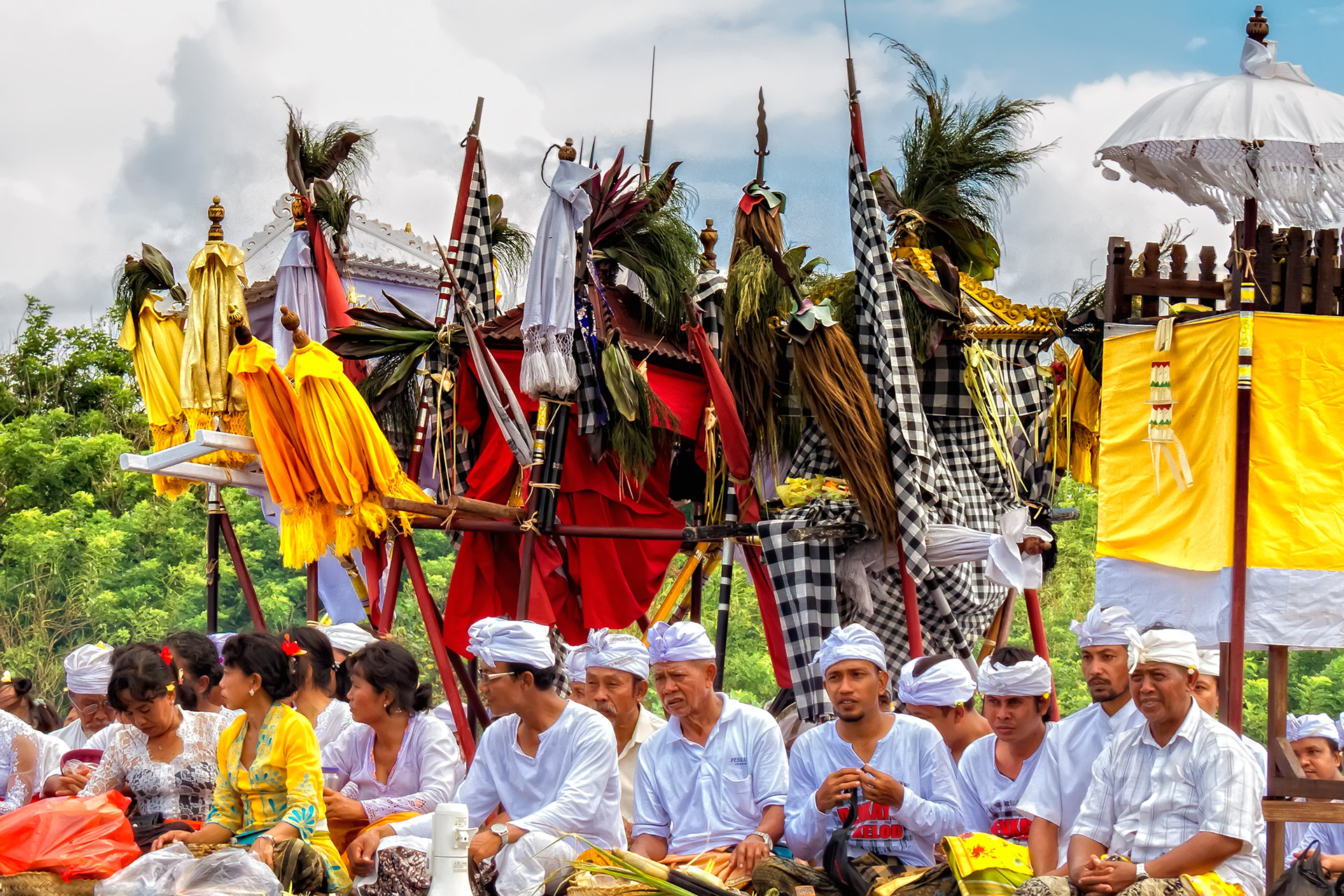 Melasti Bali's most important religious festival