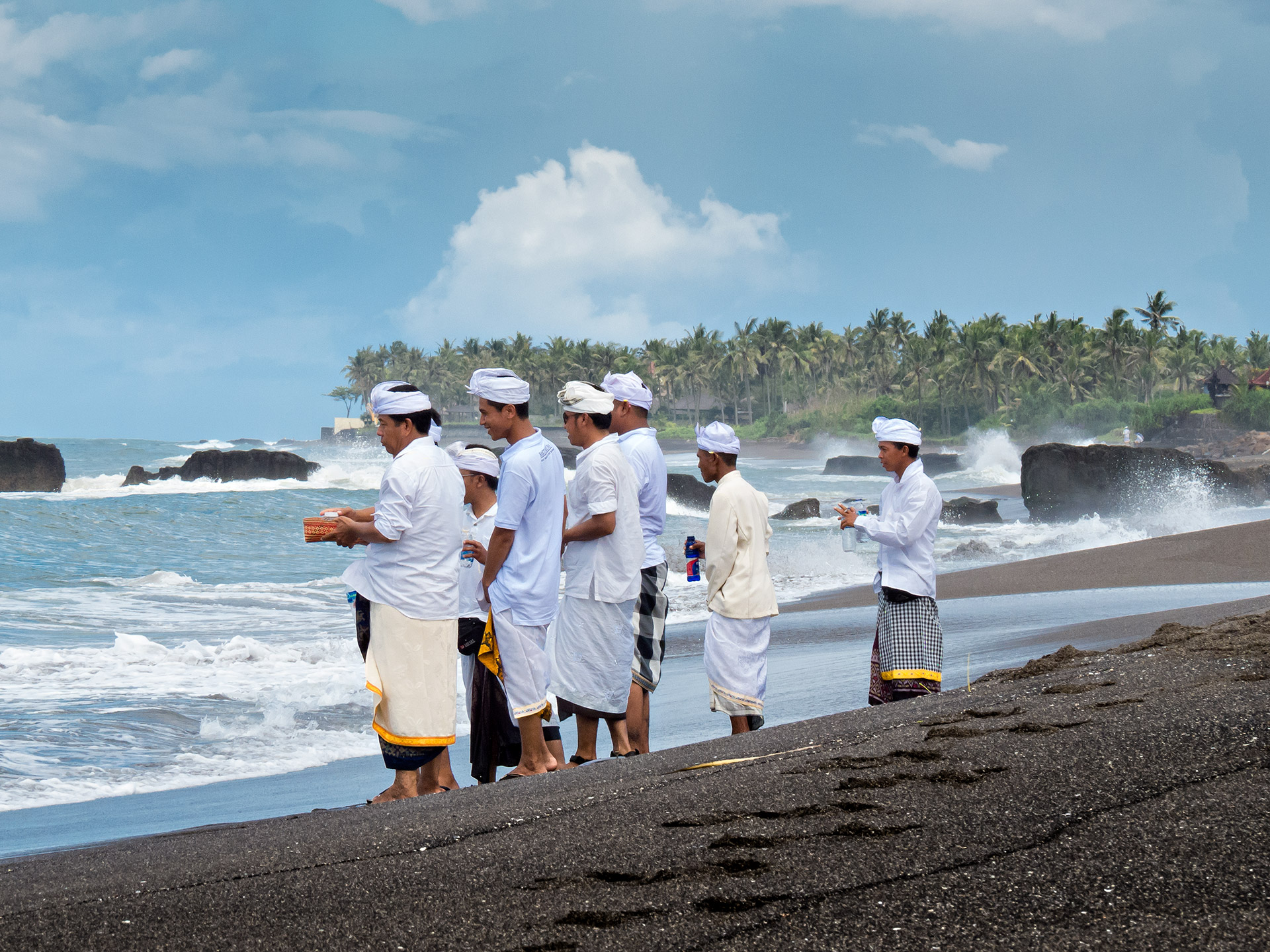 Melasti Bali ceremony