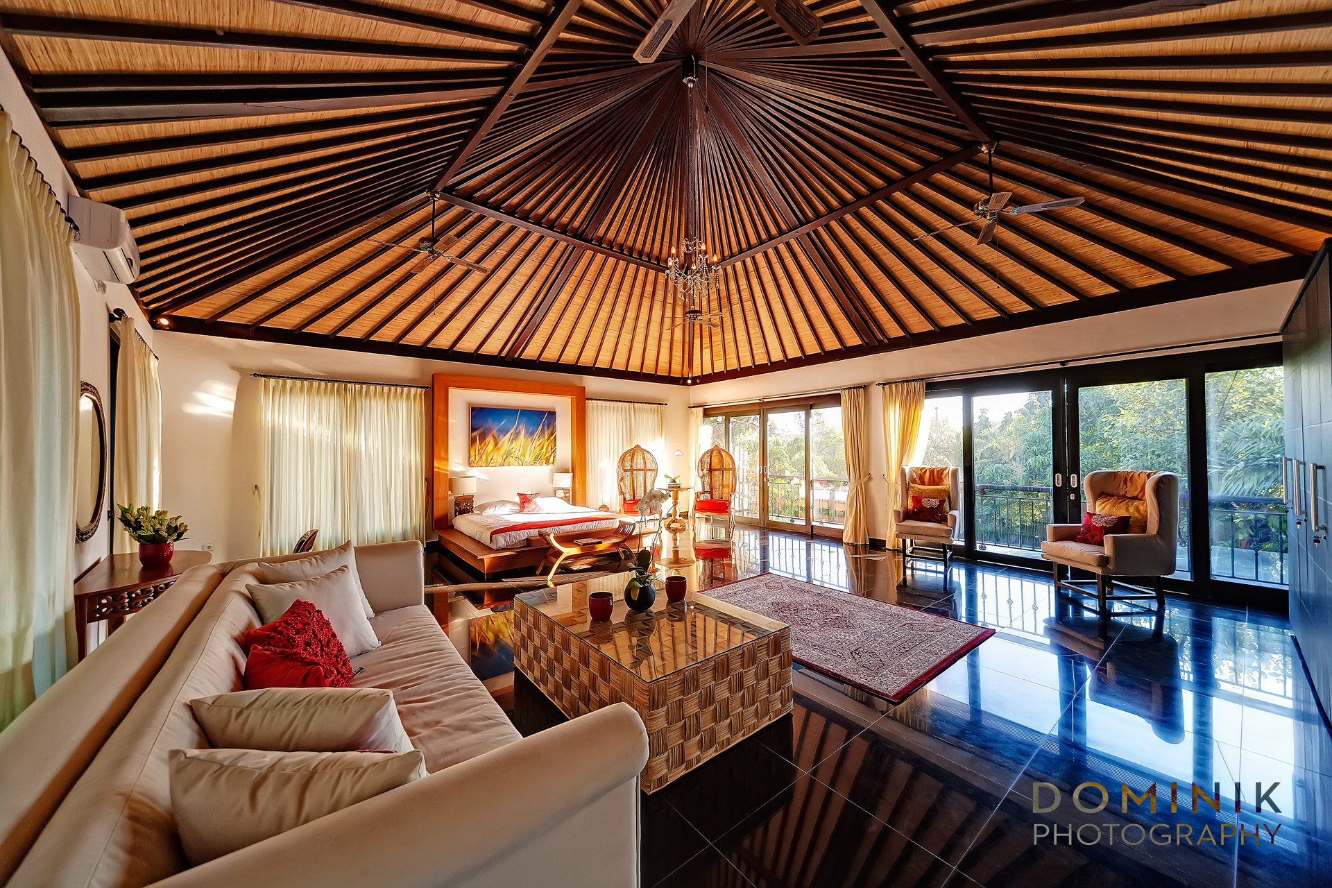 Photos of Bali villa interiors