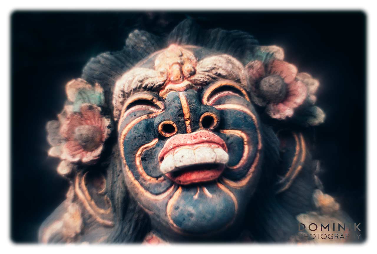 BALI STATUE vintage lens