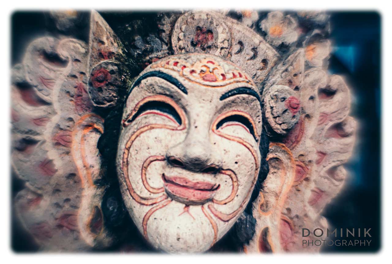 BALINESE FIGURE old lens